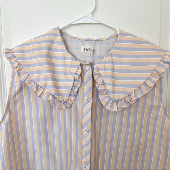 Sister Jane Ghospell Collared Striped Top - Picture 2 of 3